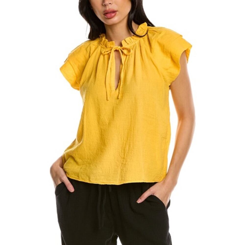 HONORINE Cosette Top In Yellow Size Small